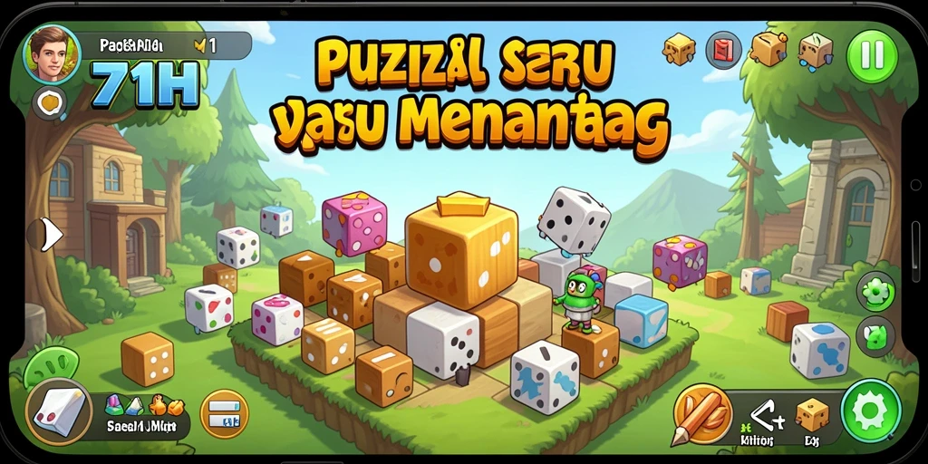 Tampilan gameplay Puzzle dari 71H yang menantang dan interaktif.
