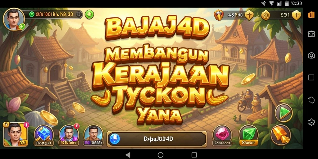 Screenshot gameplay BAJAJ4D menampilkan keseruan membangun bisnis Tycoon.