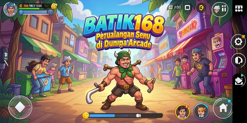 Tampilan menarik dari gameplay seru BATIK168 dengan berbagai level dan karakter.