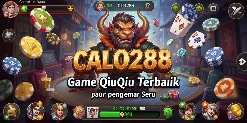 Screenshot gameplay CALO288 yang menunjukkan momen seru bermain QiuQiu.