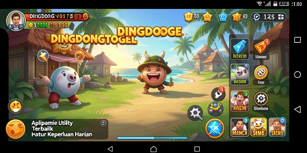 Tampilan intuitif dan fitur berguna dari DINGDONGTOGEL.