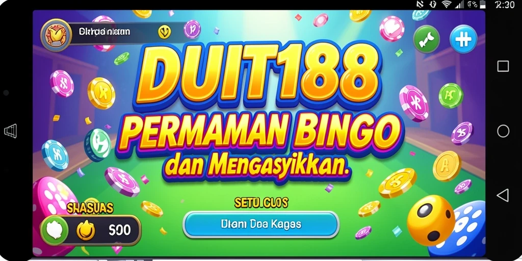 Tampilan menarik dari gameplay Bingo di DUIT188