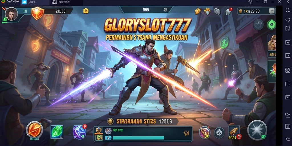 Tampilan menarik dari gameplay strategis GLORYSLOT777.