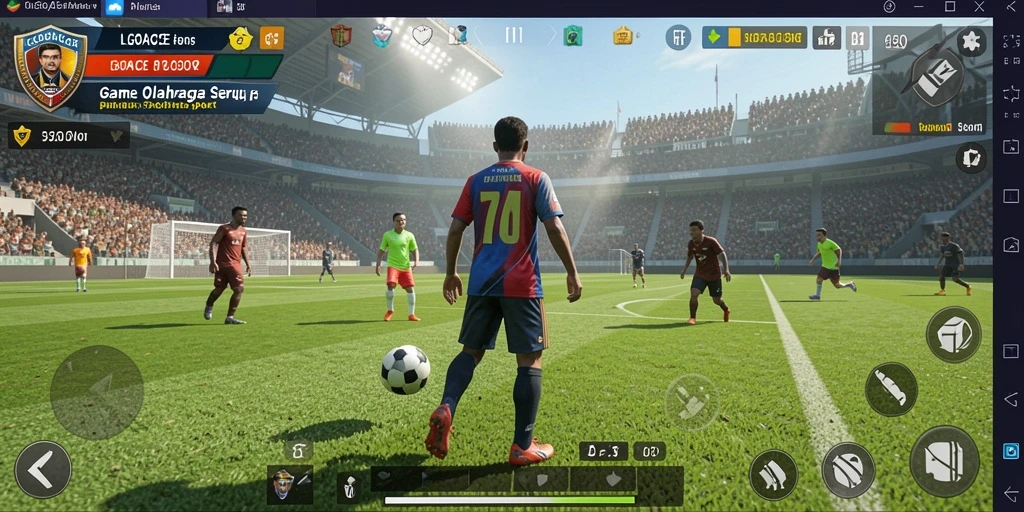 Tampilan gameplay LGOACE yang penuh aksi dan seru.