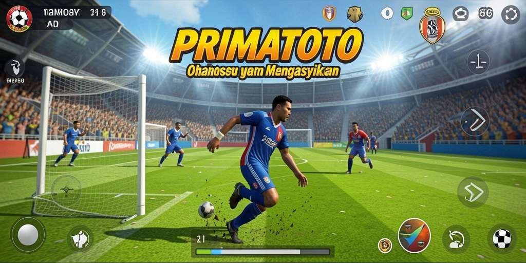 Tampilan menarik gameplay PRIMATOTO dengan berbagai olahraga.