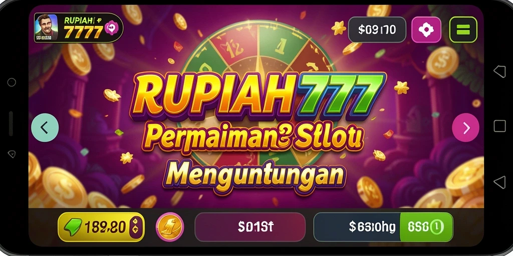 Tampilan gameplay menarik dari RUPIAH777 saat memutar gulungan slot.