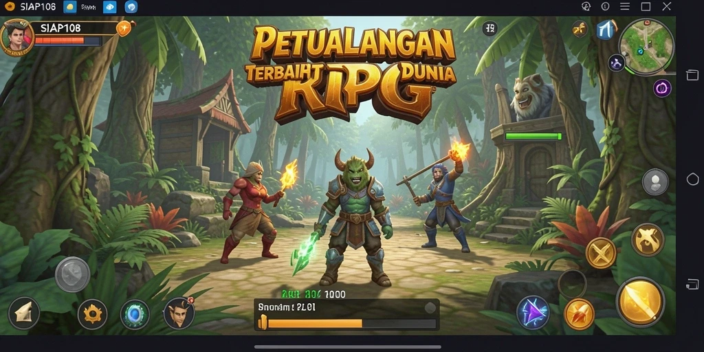 Tampilan menakjubkan dari dunia fantasi dalam SIAP108.
