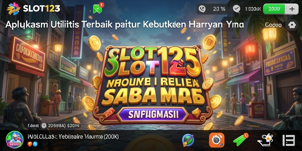 Tampilan antarmuka SLOT123 yang sederhana dan fungsional.